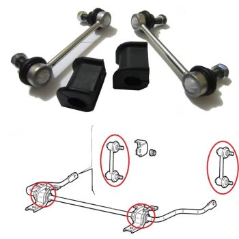 Silentblocks y barras traseras Fiat Doblo