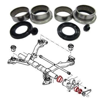 Kit di cuscinetti per il corpo dell'asse posteriore, Peugeot 206