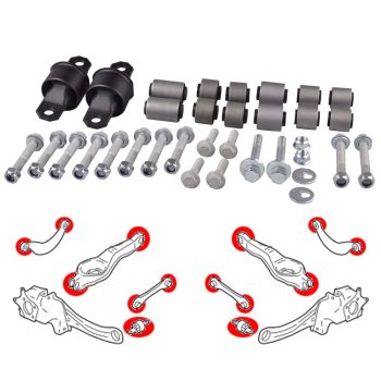 Silentblocks de brazos traseros y tornillería, C-Max, Focus I/II, Kuga