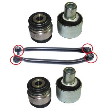 Boccole su bracci di collegamento posteriori, Peugeot 206 Estate