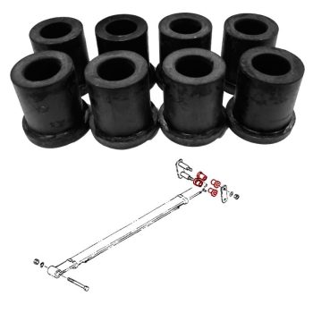 Rear leaf springs bushes, Opel Campo