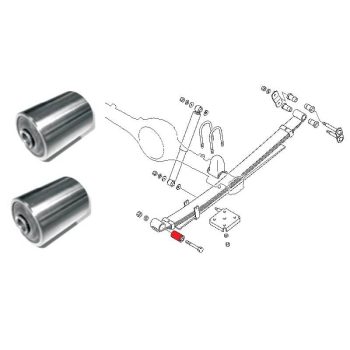Silentblocks für Heckmesser Mitsubishi L200