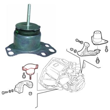 Soporte de motor para Fiat Punto 176, Lancia Y