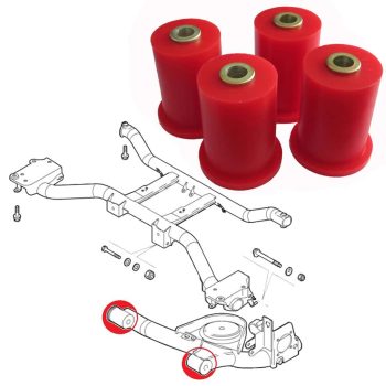 Bujes de poliuretano en ambos brazos traseros para Fiat Panda 4x4, Panda Natural Power