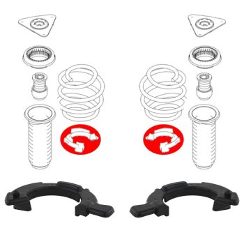 Front spring pads, Qashqai J11, X-Trail T32