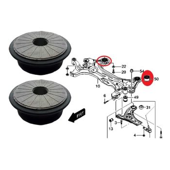 Silenciadores de cuna traseros para Aveo, Kalos