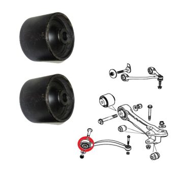 Silenciadores de brazo de control delantero para Jaguar S-Type CCX, XJ X350/X358