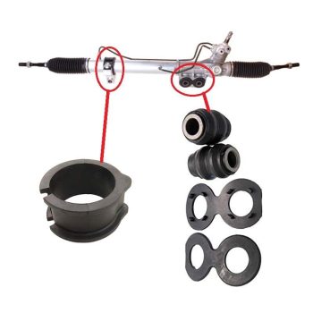 Kit silentblocs du boitier de direction pour Navara D40, D23, Pathfinder R51