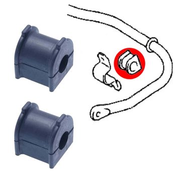 Casquillos de la barra estabilizadora trasera del Land Cruiser Prado