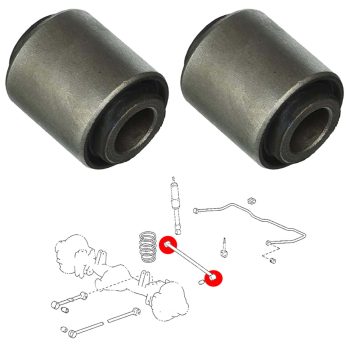 Silentblocks per barre posteriore Panhard, Land Cruiser J80, J100