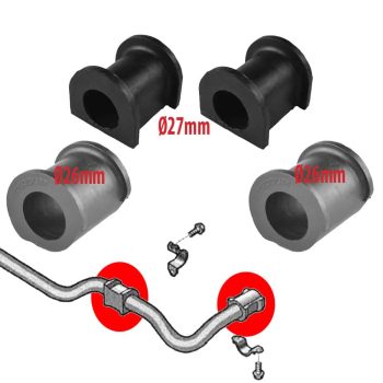 Boccole per barra stabilizzatrice posteriore, California, Multivan, Transporter (T5/T6)