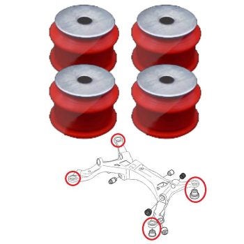 Boccole della traversa posteriore per Volvo S60 I, S80, V70 II, XC70 Cross Country