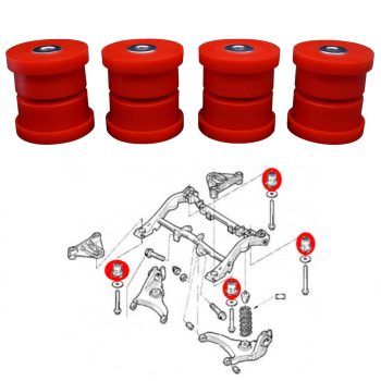 Boccole culla posteriore in poliuretano, Kangoo 4x4, Scenic RX4