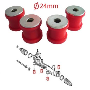 Cremagliera dello sterzo in poliuretano Silentblocs (24 mm), Avensis Verso