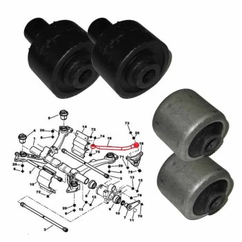 Silentblock per bracci di collegamento posteriori Peugeot 206 Estate