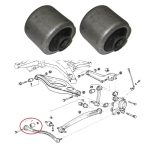 Silentblocks para dos brazos traseros, BMW Serie 8 E31