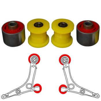 Boccole su entrambi i bracci anteriori, Jumper, Ducato, Boxer