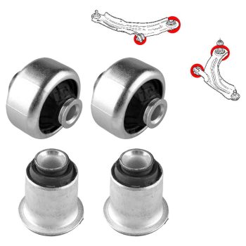 Kit silentblock brazos delanteros, Kangoo II, Megane II, Zoe, Captur I, Clio IV, Grand Scenic II