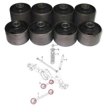 Silentblocs des 4 bras arrières pour Grand Vitara