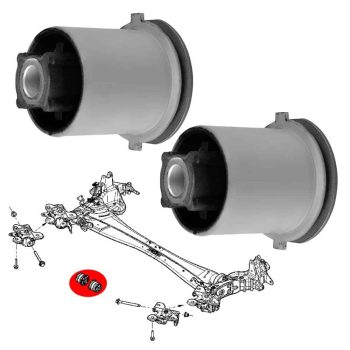 Silentblocs de suspension pour corps d'essieu arrière, Renault Megane IV