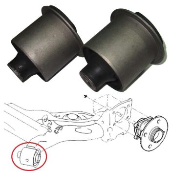 Bujes de eje trasero, Citroen C1, Peugeot 107, Aygo, Toyota IQ