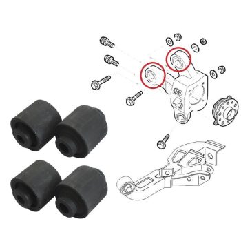 Silentblocks manguetas traseras, Alfa Romeo 159, Brera