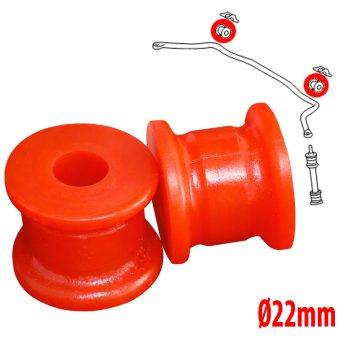 Bujes de poliuretano para barra estabilizadora trasera, ML W163