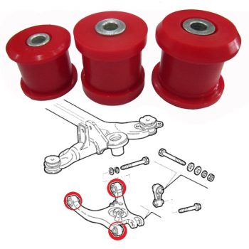 Polyurethane bushes for a rear suspension wishbone, Thesis