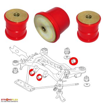 Silenblocs de support différentiel arrière, BMW Serie 1/2/3/4/X1