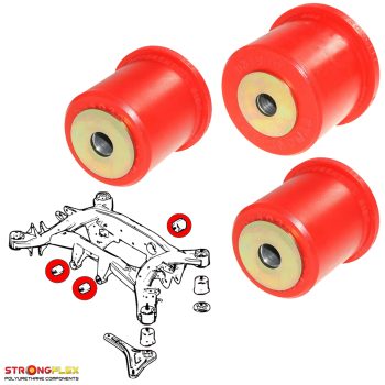 Silent blocks para soporte diferencial trasero, BMW X3 F25, X4 F26