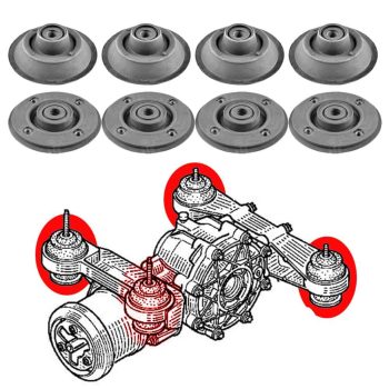 Kit silentblocks per supporto differenziale Scenic 4x4