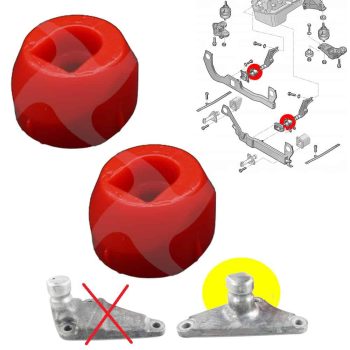 silentblock per supporti motore, Audi A4 B6/B7, A6 C6, Seat Exeo