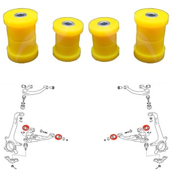 Silentblocs des bras inférieurs avant, Hilux Pickup VII/VIII