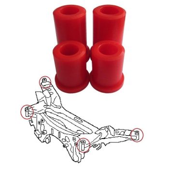 Boccole della traversa posteriore in poliuretano Nissan Qashqai