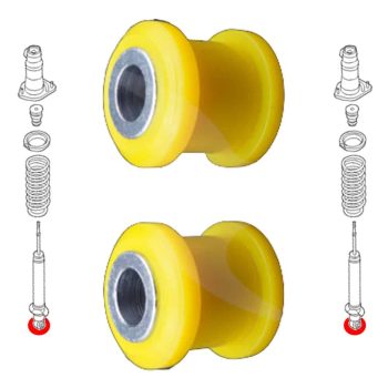 Rear shock absorbers bushes, MX-5 NC