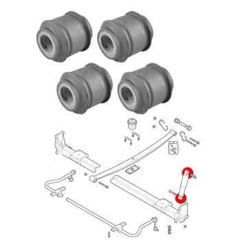 Boccole per ammortizzatori posteriori, Ducato III, Jumper II, Boxer II