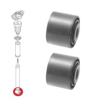 Bujes para amortiguadores traseros, Altea, Octavia, Yeti, Golf, Jetta, Passat, Scirocco