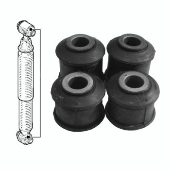 Bujes para los 2 amortiguadores traseros para Renault Kangoo