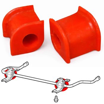 Silenciadores de poliuretano para la barra estabilizadora trasera, Fiat Doblo