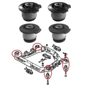 Bujes puente motor, Renault 21