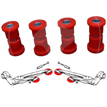 Buchsen der hinteren Querlenker, BMW Serie 3 E21/E30/E36, Serie 5 E12, Z3, E114/E115