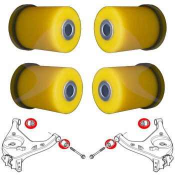 Silentblocs des bras inférieurs arrières, Range Rover L322
