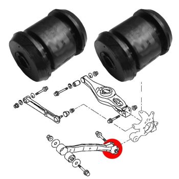 Bujes brazo trasero, Pajero IV