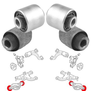 Silentblocks en brazos de muelle traseros, Pathfinder R51