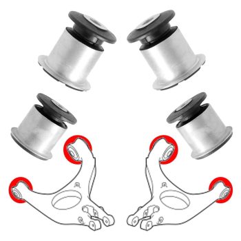 Silentblocks de 2 brazos inferiores traseros, Panamera 970