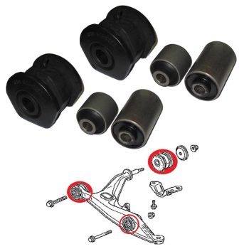 Kit silentblocs des bras avant Civic EJ_, EK_, EL_, S04