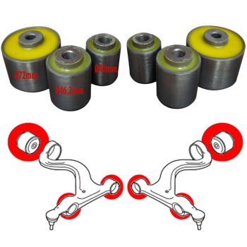 silentblocks brazo inferior delantero, Panamera 970