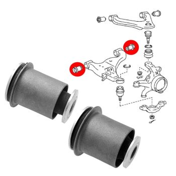 Silentblocs de bras inférieur avant, Hilux VII/VIII