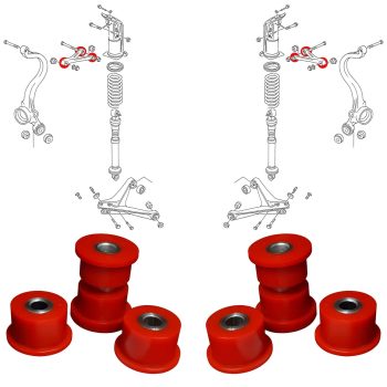 Silentblocks per bracci posteriori superiori, Audi 80 B3/B4, 100 C4, A4 B5 (Quattro)