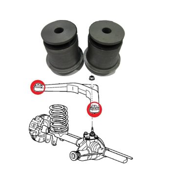 Silentblocs du triangle supérieur arrière, Cherokee KJ, Grand Cherokee WJ/WG